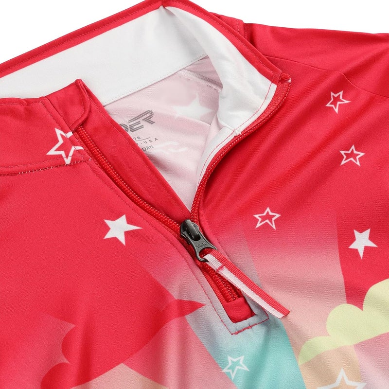 Spyder Girls Surface Half Zip T-neck Ski Base Layer Jacket - Image 3